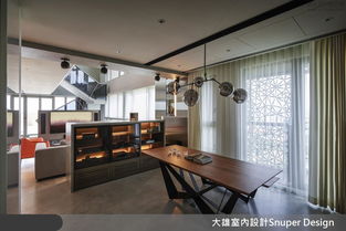 大雄设计70坪三房现代风家居 简约与功能的完美融合